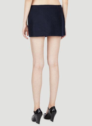prada cashmere mini skirt